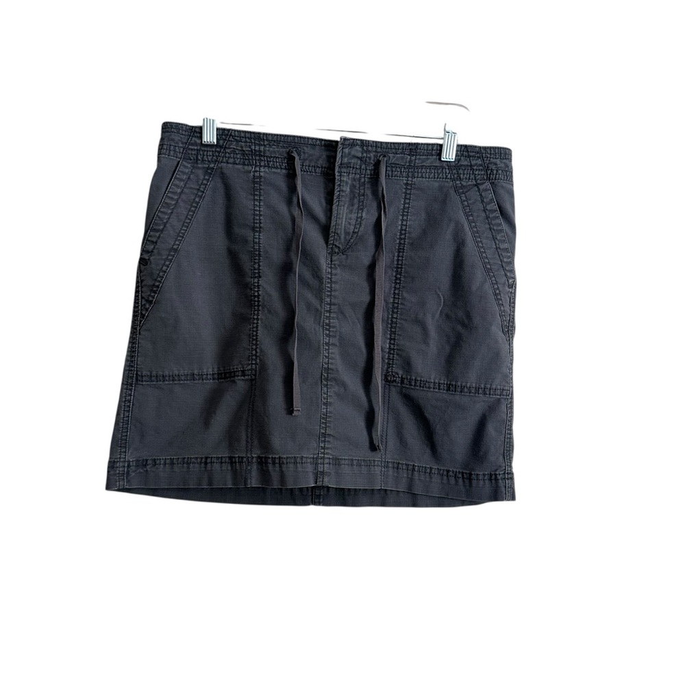 Eddie Bauer Gray Cargo Mini Skirt Size 10 - Picture 1 of 5